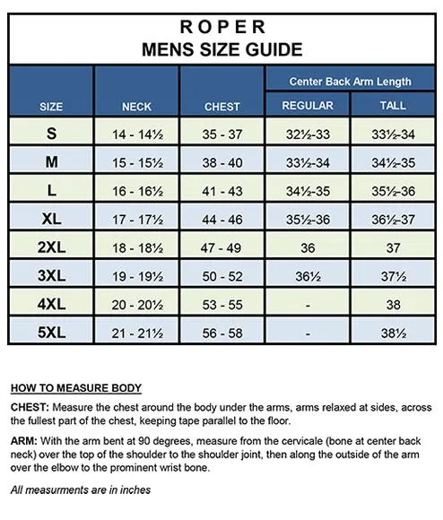 Roper Mens Grey 100% Cotton Smoke House BD L/S 1 Pkt Shirt