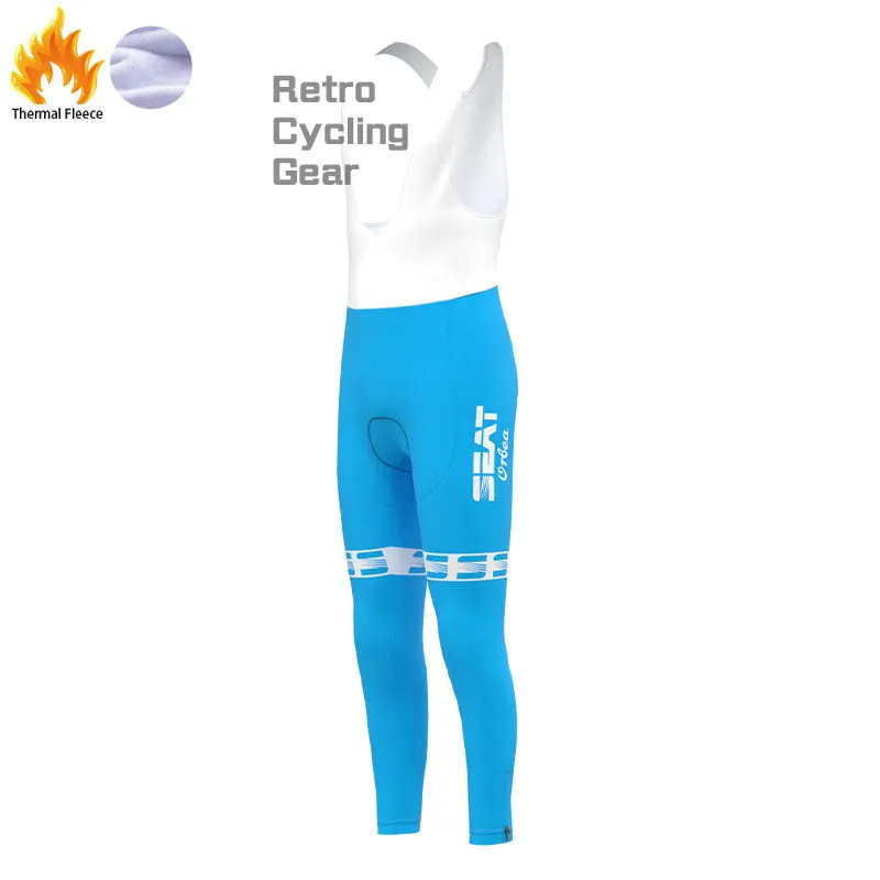 SEAT Blue Fleece Retro Cycling Kits
