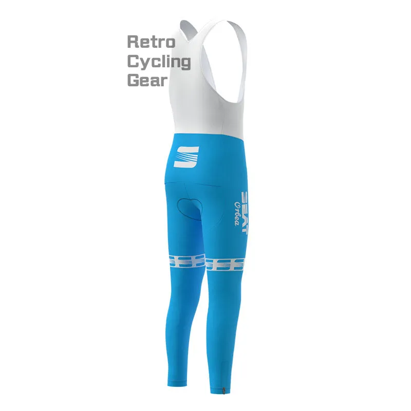 SEAT Blue Fleece Retro Cycling Kits