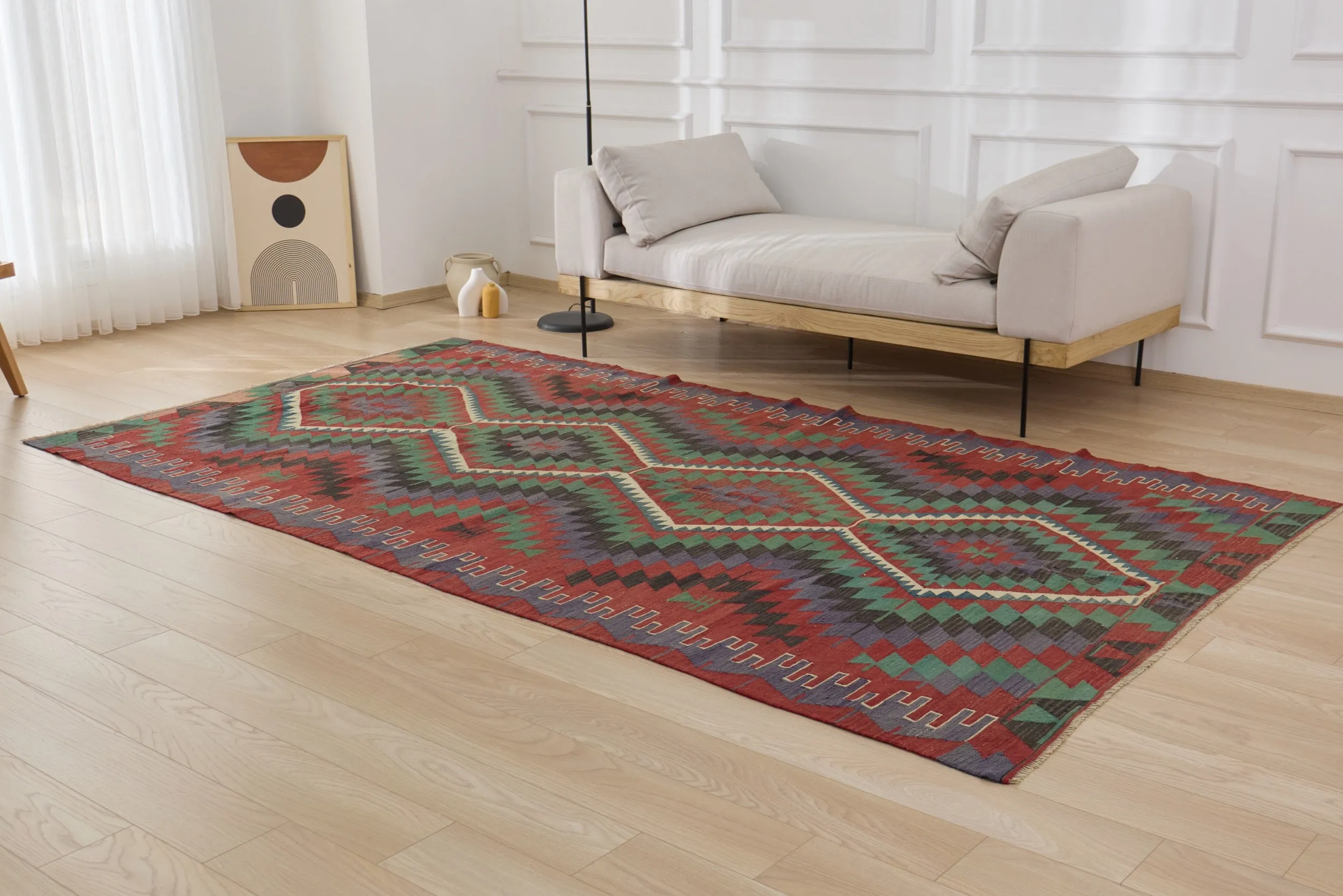 Shiloh - Vintage Turkish Kilim Rug