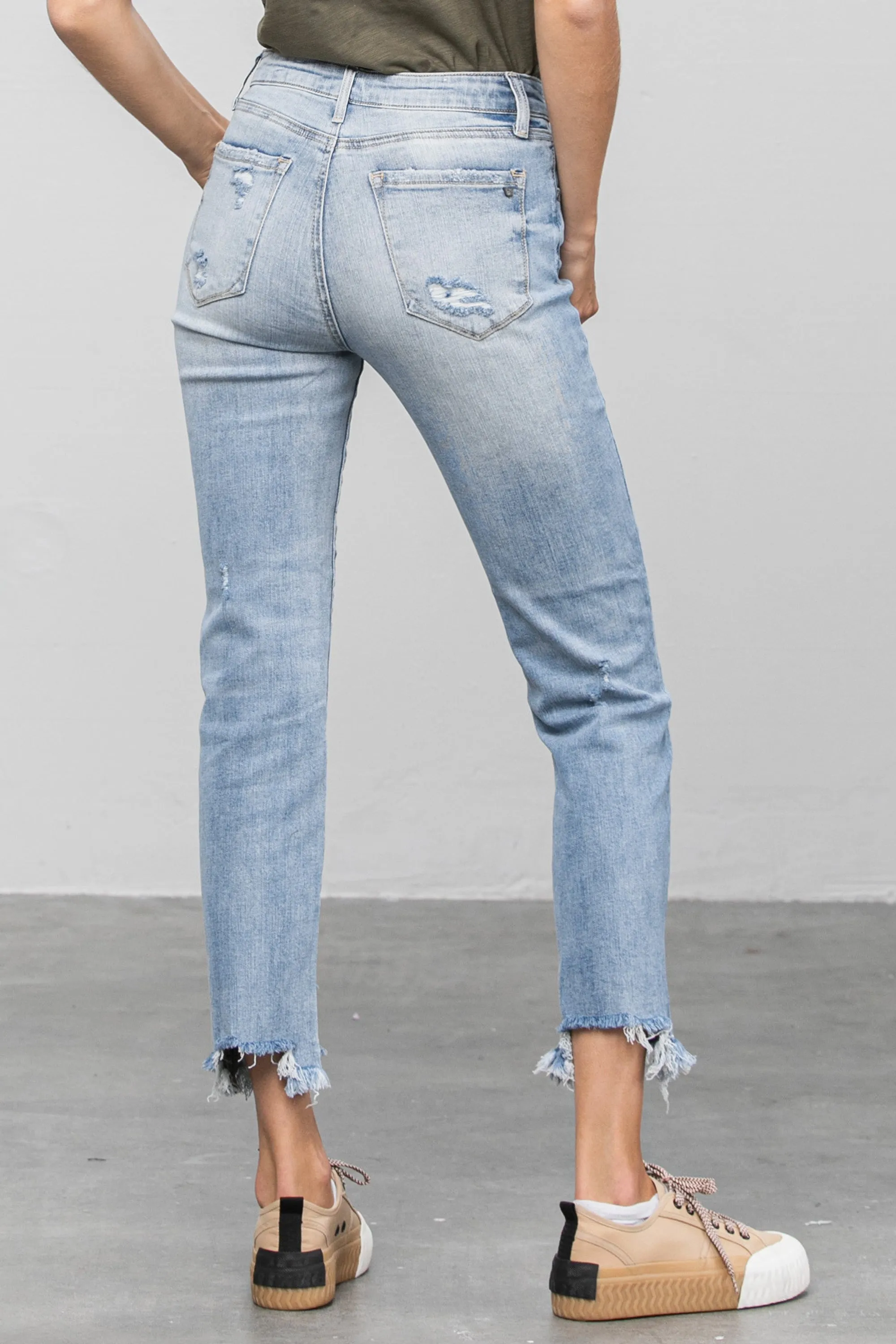 Summer Trail Mid Rise Straight Jeans