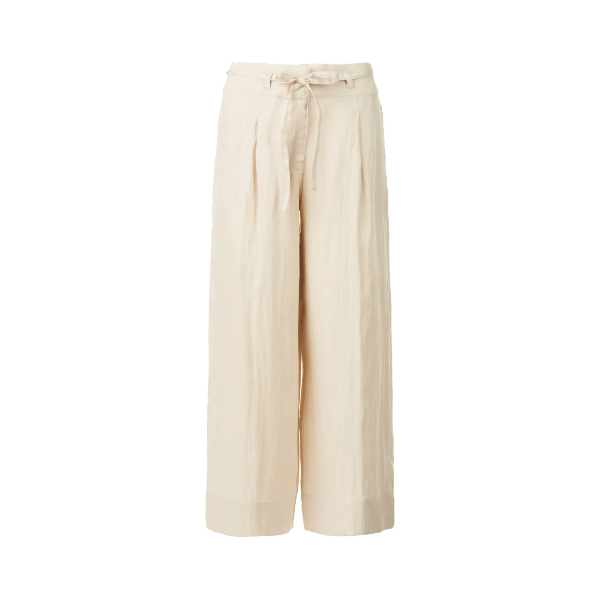 Wide Leg Pants With Tie