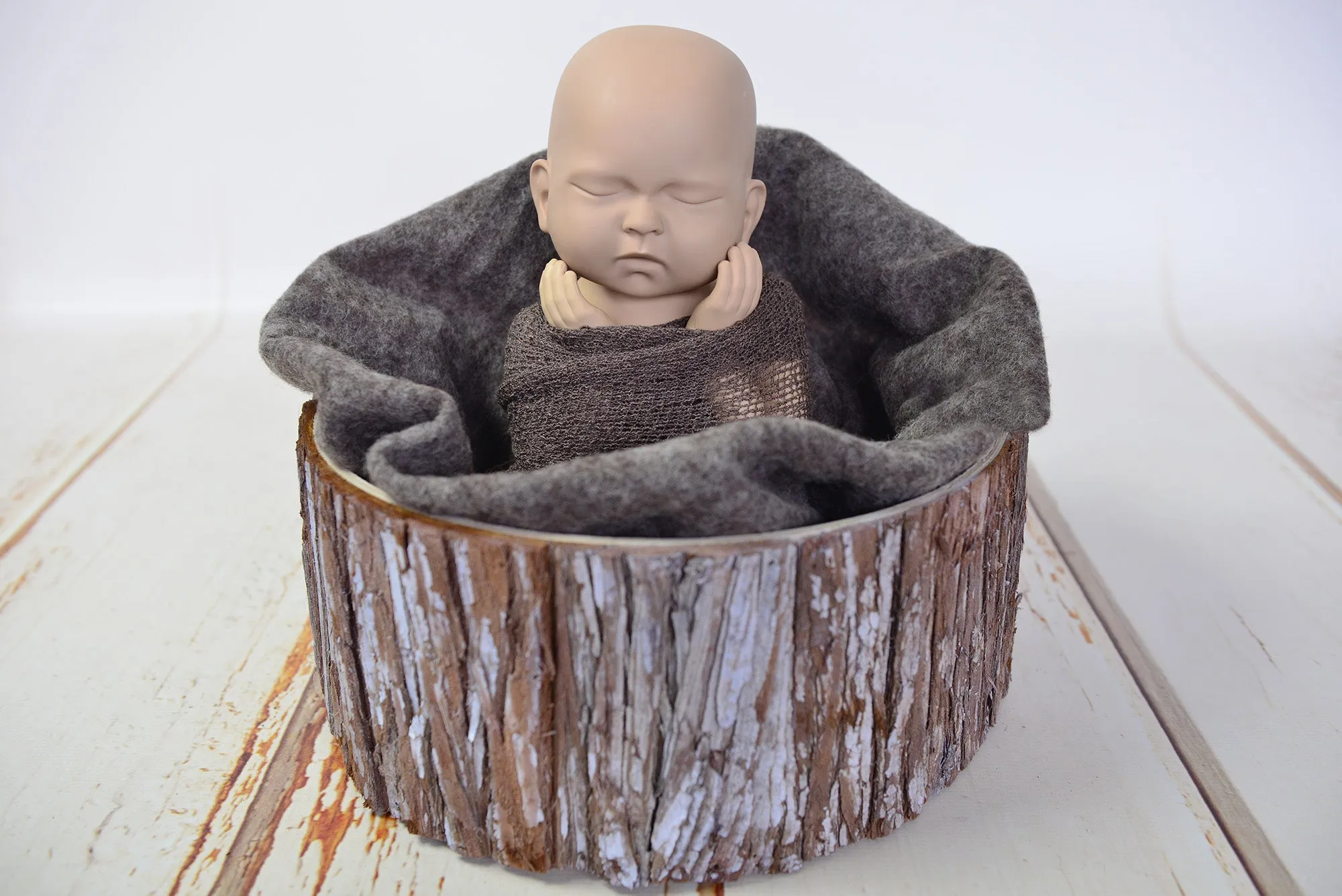 Wool Wrap - Dark Brown