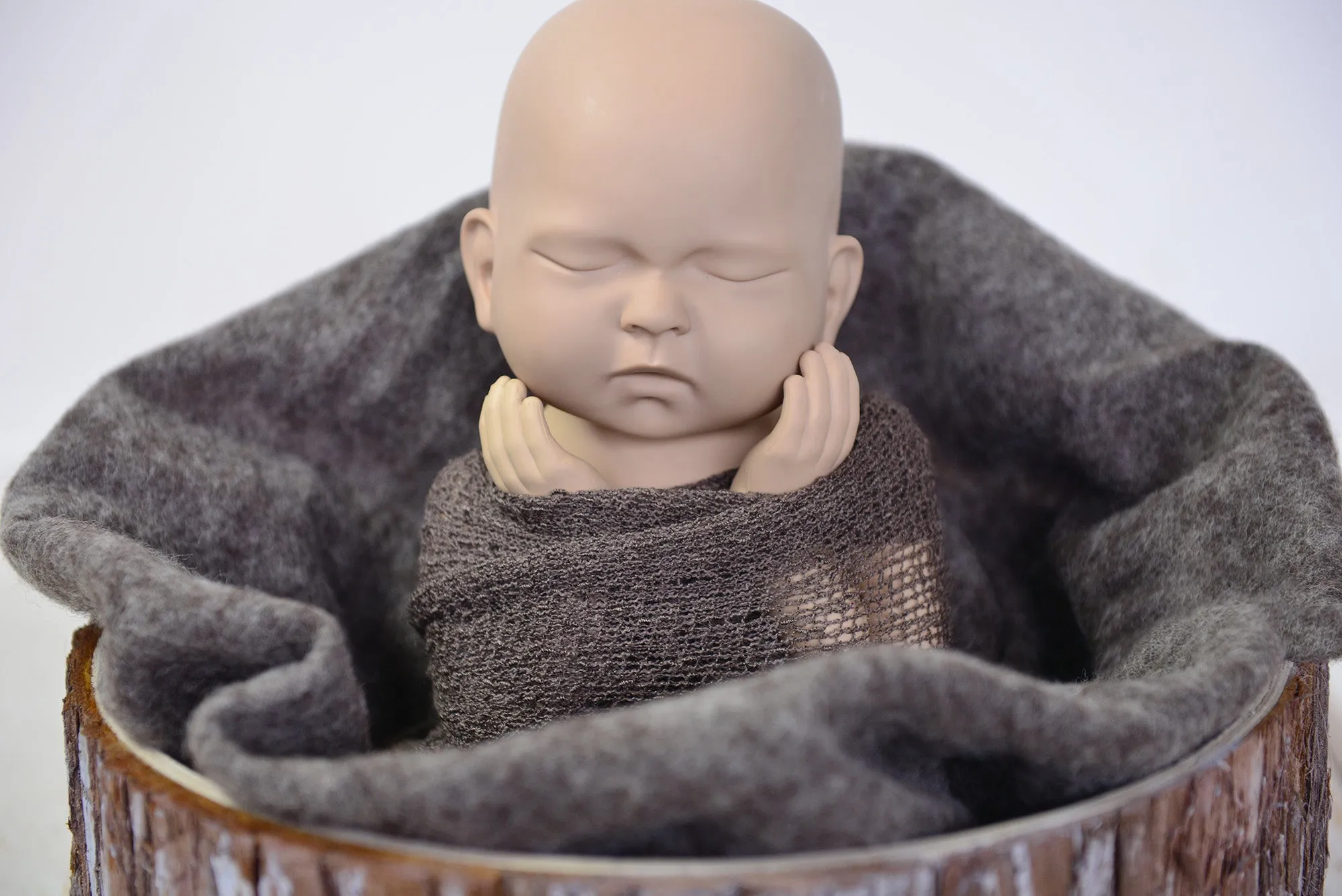 Wool Wrap - Dark Brown