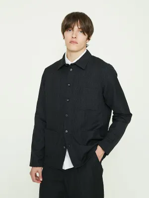 Worker Shirt in Charcoal Check