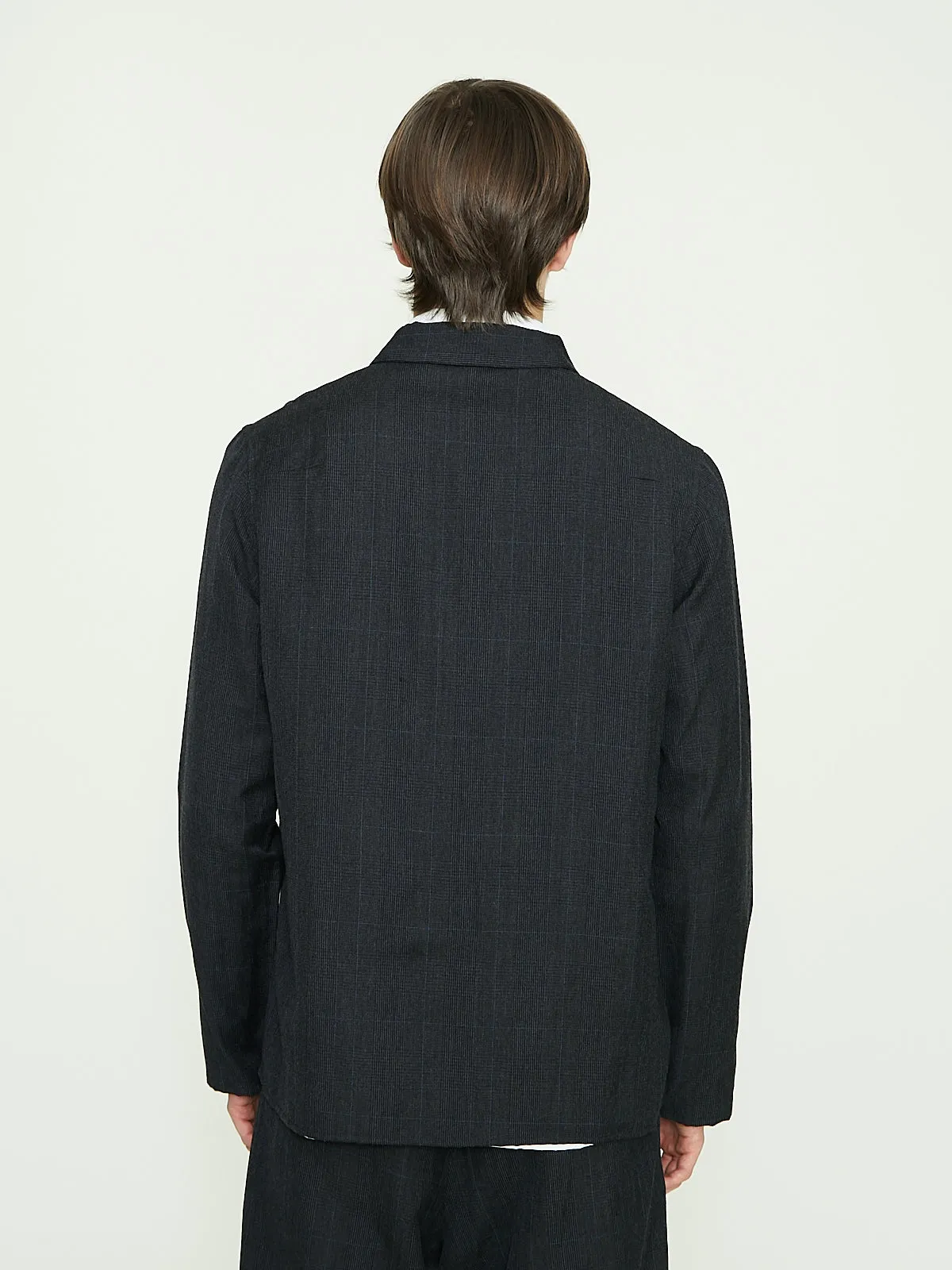 Worker Shirt in Charcoal Check